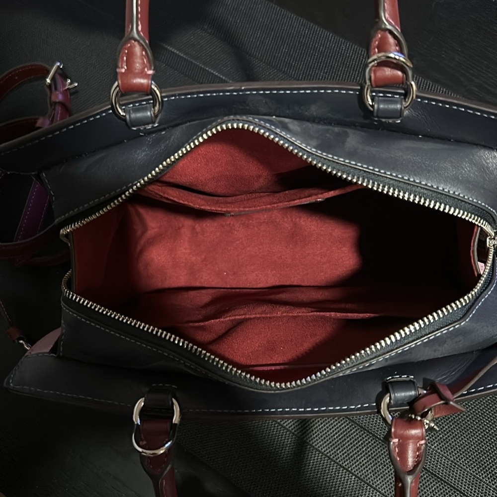 Coach Zoe Carryall in colorblock jasmine - Picture 5 of 6